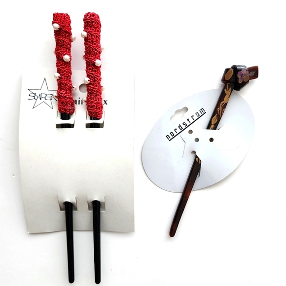 Hair Sticks Bundle of 2 - Picture 1 of 5